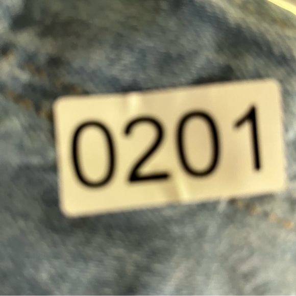 We The Free 28 Cut off Cotton Denim 0201 Button Fly Frayed Jean Shorts people - Picture 10 of 10